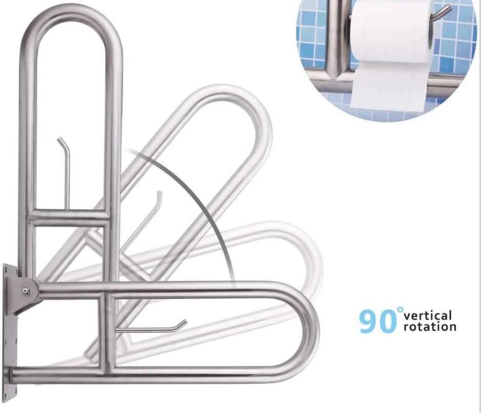 مسكة كبار السن متحركه كروم